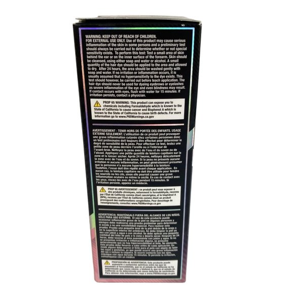 Punky Colour Mood Switch Heat Activated Hair Color Change Black To Pink Sealed - Picture 10 of 12